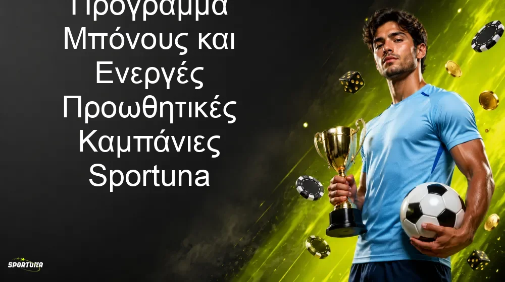 Πρόγραμμα Μπόνους και Ενεργές Προωθητικές Καμπάνιες Sportuna Πρόγραμμα Μπόνους και Ενεργές Προωθητικές Καμπάνιες Sportuna